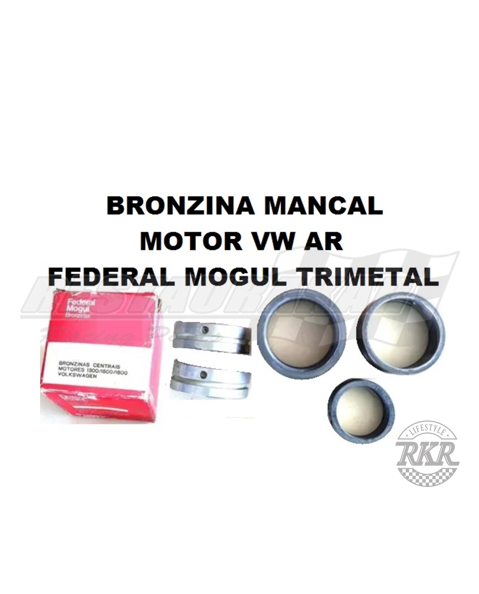 Bronzina Mancal Trimetal VW Ar Federal Mogul